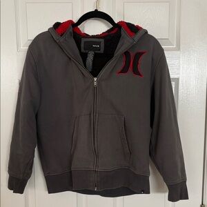 Hurley Gray and Red Jacket
